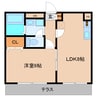 近鉄大阪線（近畿）/大和高田駅 徒歩13分 1階 築18年 1LDKの間取り