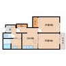 和歌山線/五条駅 バス:11分:停歩1分 1階 築17年 2DKの間取り