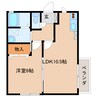 近鉄御所線/近鉄新庄駅 徒歩4分 1階 築17年 1LDKの間取り