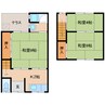 近鉄大阪線（近畿）/大和高田駅 徒歩9分 1-2階 築36年 3Kの間取り