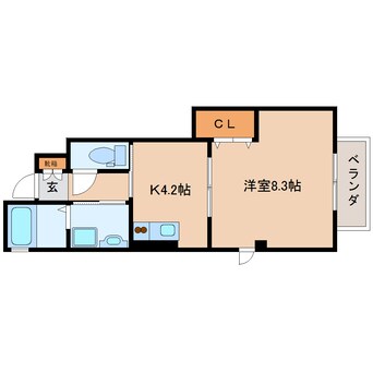 間取図 近鉄大阪線（近畿）/大和高田駅 徒歩17分 1階 築17年