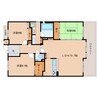 近鉄南大阪線/高田市駅 徒歩3分 2階 築16年 3LDKの間取り