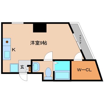 間取図 和歌山線/高田駅 徒歩1分 3階 築18年