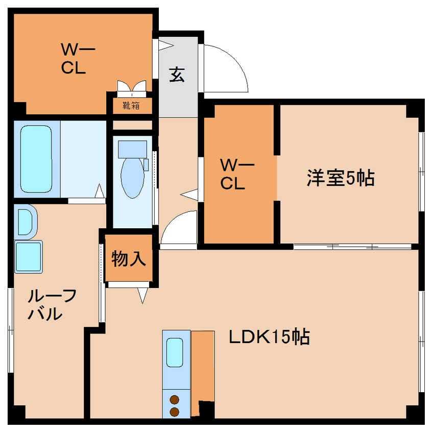 間取図 近鉄南大阪線/高田市駅 徒歩4分 1階 築14年