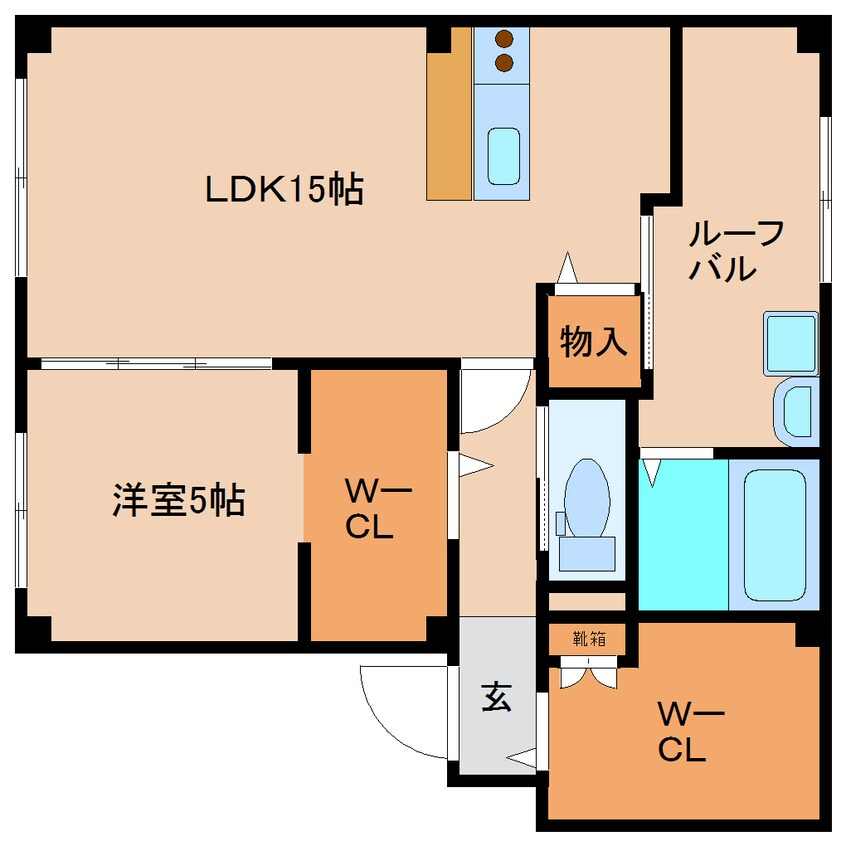 間取図 近鉄南大阪線/高田市駅 徒歩4分 3階 築15年
