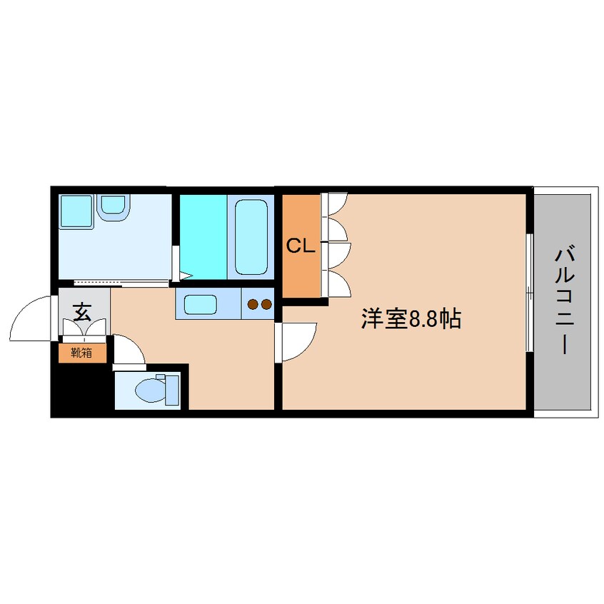間取図 近鉄大阪線（近畿）/大和高田駅 バス15分広陵西小学校前下車:停歩2分 2階 築15年