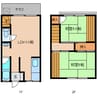 近鉄大阪線（近畿）/大和高田駅 徒歩10分 1-2階 築45年 2LDKの間取り