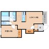 近鉄田原本線/箸尾駅 徒歩15分 1階 築12年 1LDKの間取り