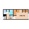 近鉄南大阪線/高田市駅 徒歩7分 2階 築23年 1Kの間取り