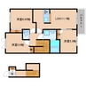 近鉄大阪線（近畿）/大和高田駅 バス:15分:停歩3分 2階 築12年 3LDKの間取り
