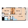 近鉄南大阪線/高田市駅 徒歩14分 4階 築36年 2LDKの間取り