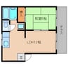 近鉄南大阪線/高田市駅 徒歩13分 1階 築39年 1LDKの間取り