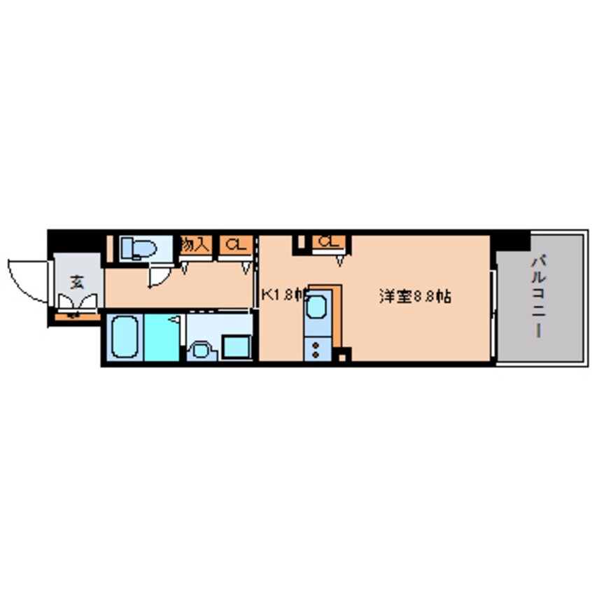 間取図 近鉄大阪線（近畿）/大和高田駅 徒歩9分 1階 築10年