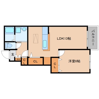 間取図 近鉄南大阪線/磐城駅 徒歩5分 1階 築11年