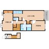 近鉄南大阪線/磐城駅 徒歩8分 2階 築11年 2LDKの間取り