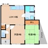 近鉄大阪線（近畿）/築山駅 徒歩3分 1階 築32年 2LDKの間取り