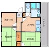 和歌山線/五条駅 徒歩19分 2階 築33年 3DKの間取り