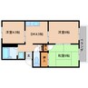 和歌山線/五条駅 徒歩9分 2階 築31年 3DKの間取り