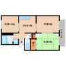 和歌山線/五条駅 徒歩9分 2階 築31年 3DKの間取り