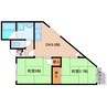 近鉄大阪線（近畿）/大和高田駅 徒歩9分 4階 築37年 2DKの間取り