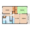 近鉄南大阪線/高田市駅 徒歩9分 2階 築30年 3DKの間取り
