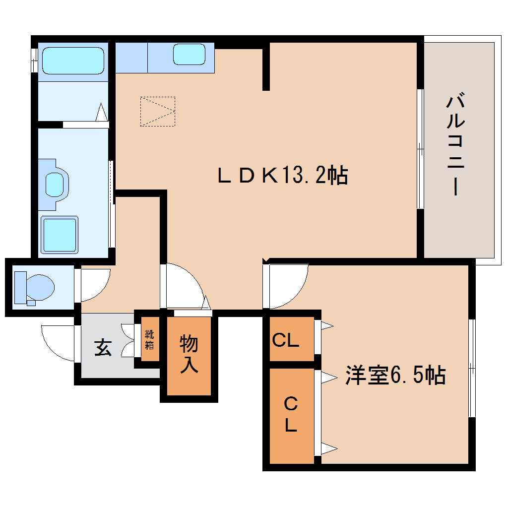 間取り図 和歌山線/大和二見駅 徒歩11分 1階 築10年