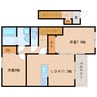 近鉄田原本線/箸尾駅 徒歩16分 2階 築9年 2LDKの間取り