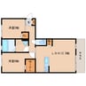 和歌山線/御所駅 徒歩5分 1階 築8年 2LDKの間取り