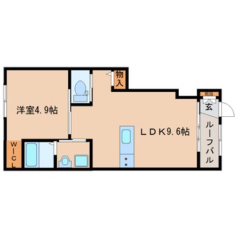 間取図 和歌山線/五条駅 徒歩11分 1階 築6年