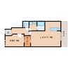 近鉄南大阪線/高田市駅 徒歩5分 1階 築7年 1LDKの間取り