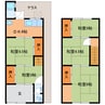 近鉄南大阪線/高田市駅 徒歩23分 1-2階 築51年 5DKの間取り