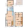 近鉄大阪線（近畿）/大和高田駅 徒歩9分 1-2階 築65年 6LDKの間取り
