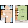 近鉄南大阪線/高田市駅 徒歩17分 1-2階 築31年 2LDKの間取り