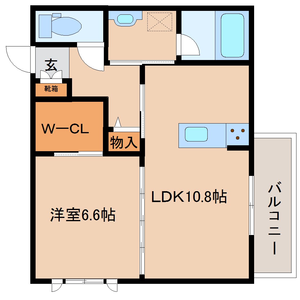 間取り図 近鉄南大阪線/高田市駅 徒歩4分 2階 築2年