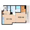 近鉄大阪線（近畿）/大和高田駅 徒歩10分 1階 築浅 1DKの間取り