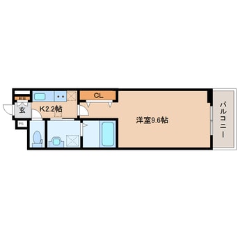 間取図 近鉄大阪線（近畿）/大和高田駅 徒歩13分 3階 築1年