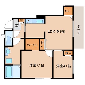 間取図 和歌山線/五条駅 徒歩11分 1階 1年未満