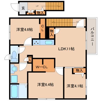 間取図 和歌山線/五条駅 徒歩11分 2階 1年未満