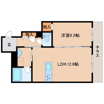 間取図 近鉄南大阪線/高田市駅 徒歩5分 1階 建築中