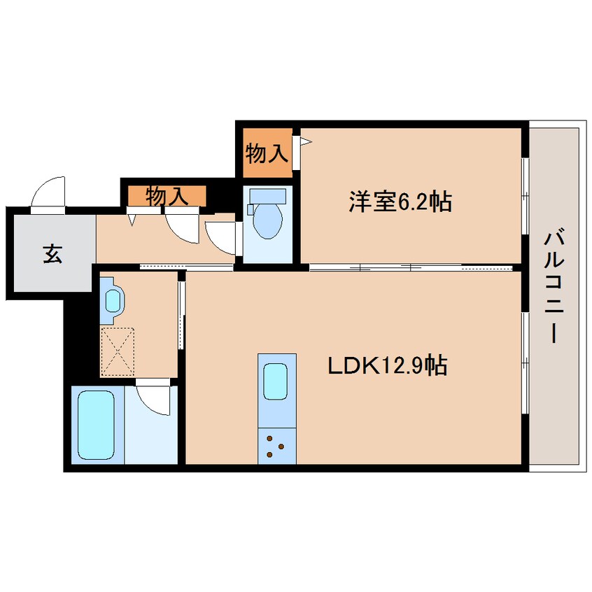 間取図 近鉄南大阪線/高田市駅 徒歩5分 2階 建築中