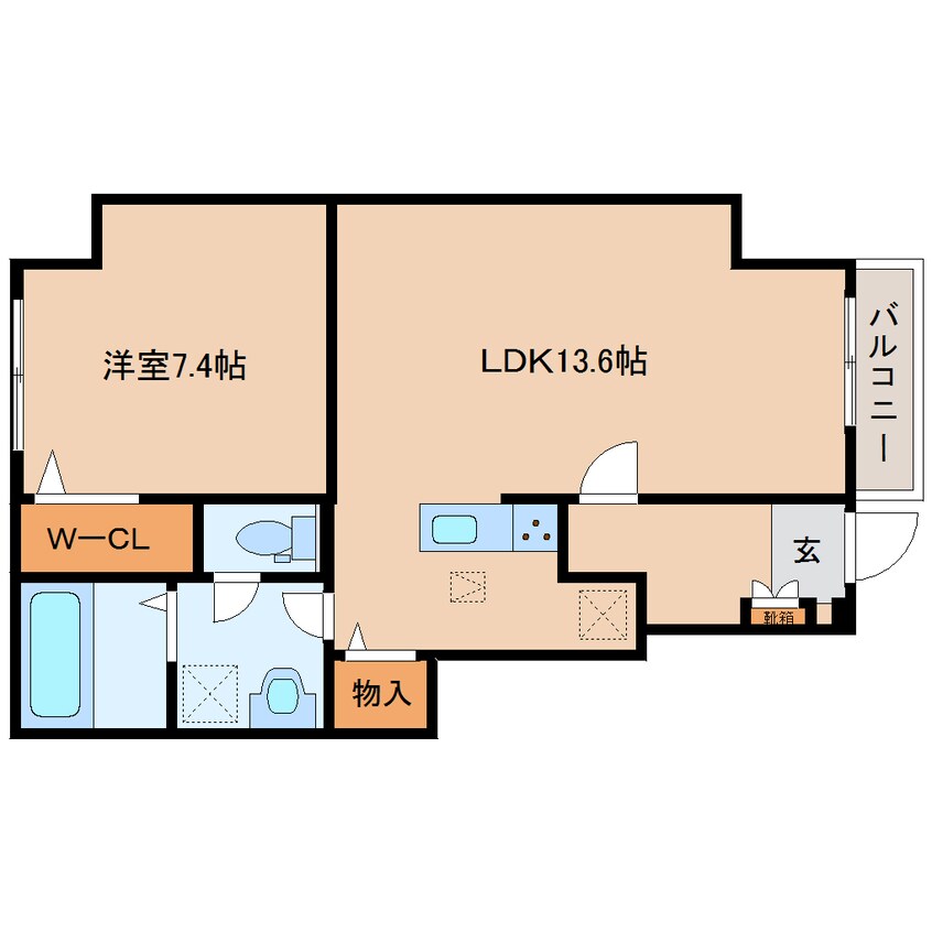 間取図 近鉄南大阪線/高田市駅 徒歩15分 1階 建築中