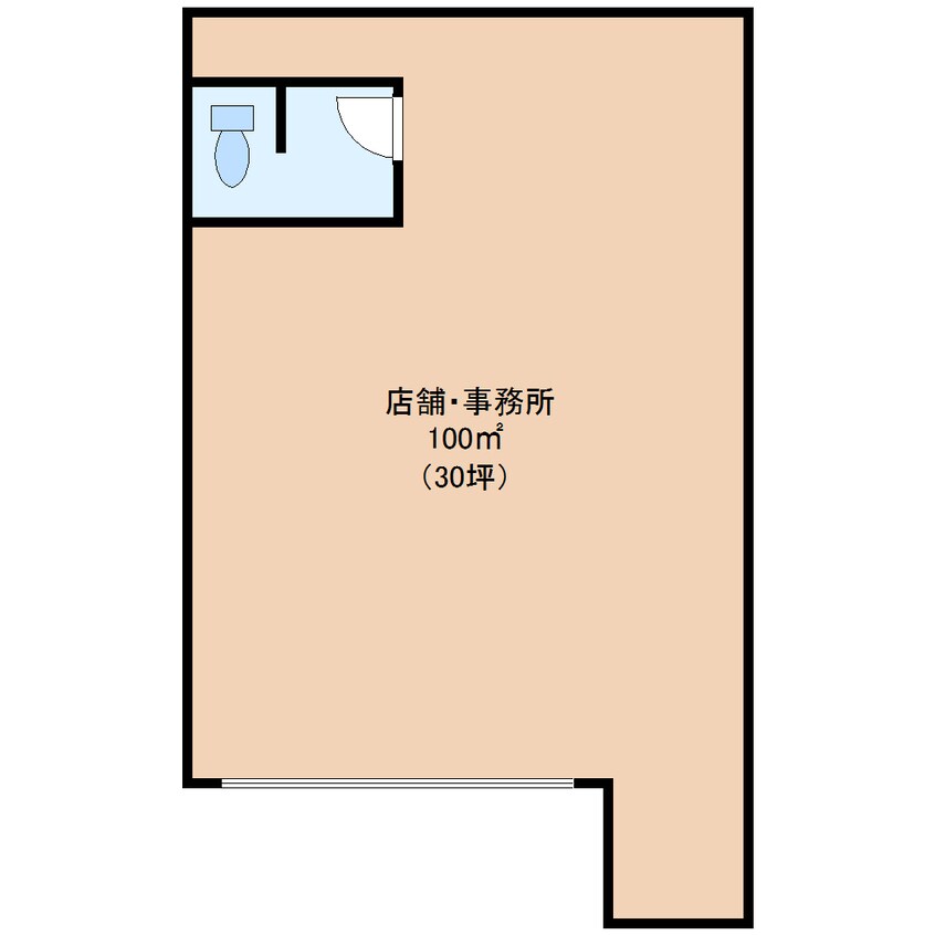 間取図 近鉄南大阪線/高田市駅 徒歩5分 1階 築50年