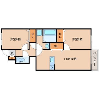 間取図 近鉄大阪線（近畿）/大和高田駅 徒歩13分 1階 1年未満