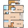 近鉄南大阪線/高田市駅 徒歩15分 2階 建築中 2LDKの間取り