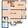 近鉄南大阪線/高田市駅 徒歩15分 1階 建築中 1LDKの間取り