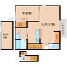 近鉄南大阪線/高田市駅 徒歩7分 2階 1年未満 1LDKの間取り