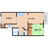 近鉄大阪線（近畿）/大和八木駅 徒歩7分 2階 築35年 2LDKの間取り
