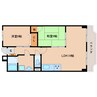近鉄大阪線（近畿）/大和八木駅 徒歩10分 4階 築33年 2LDKの間取り