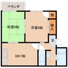 近鉄橿原線/畝傍御陵前駅 徒歩8分 1階 築31年 2DKの間取り