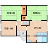 近鉄南大阪線/岡寺駅 徒歩8分 1階 築29年 3DKの間取り